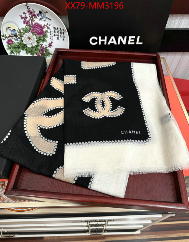 Scarf-Chanel what's the best to buy replica ID: MM3196 $: 79USD