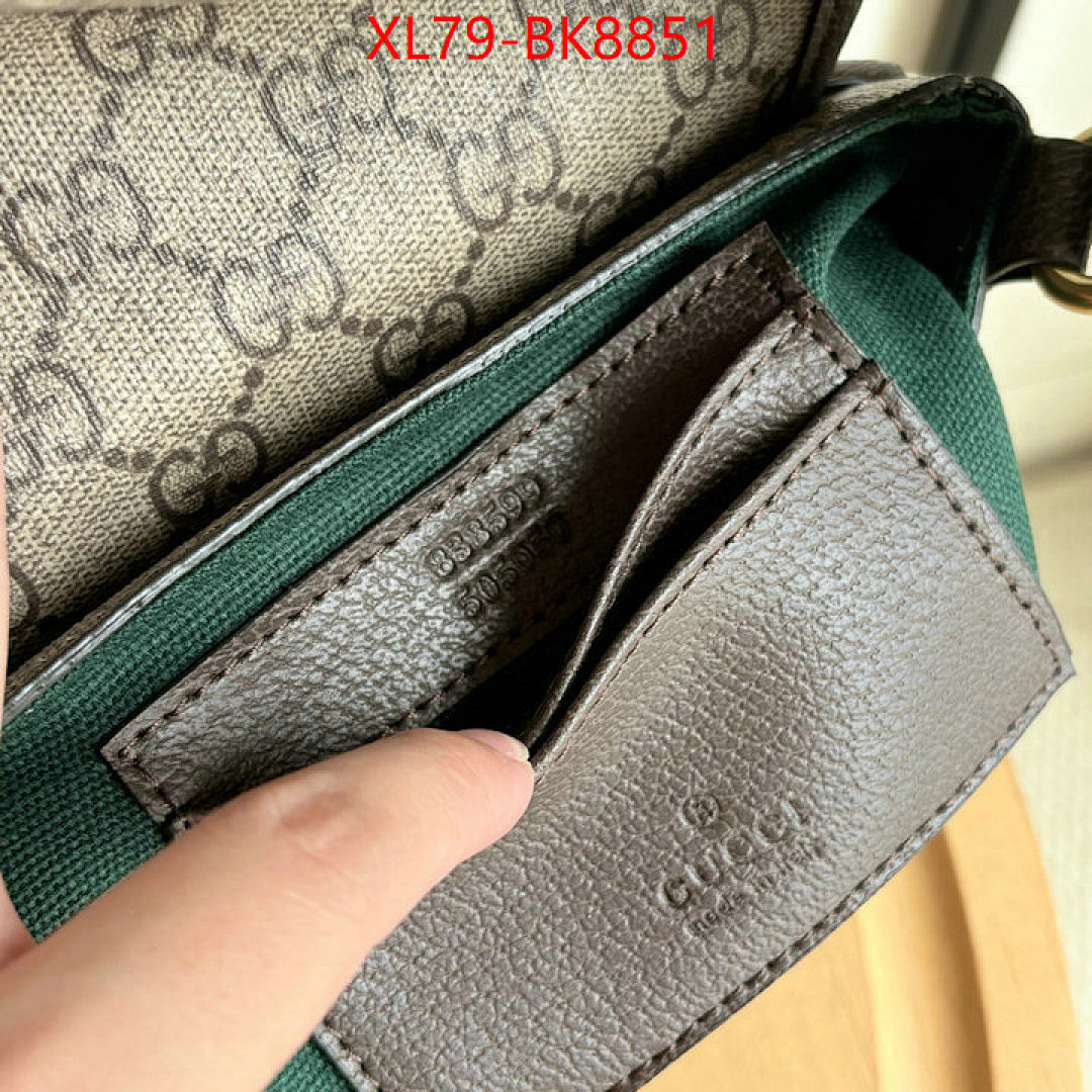 Gucci Bags(4A)-Crossbody- ID: BK8851 $: 79USD,