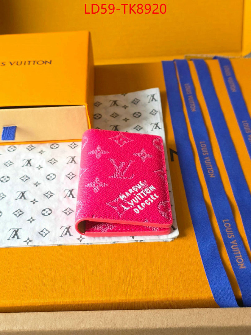 LV Bags(TOP)-Wallet ID: TK8920 $: 59USD,
