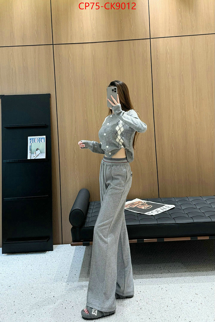 Clothing-MIU MIU ID: CK9012 $: 75USD