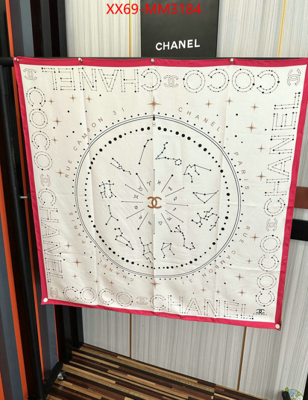 Scarf-Chanel high quality designer replica ID: MM3184 $: 69USD