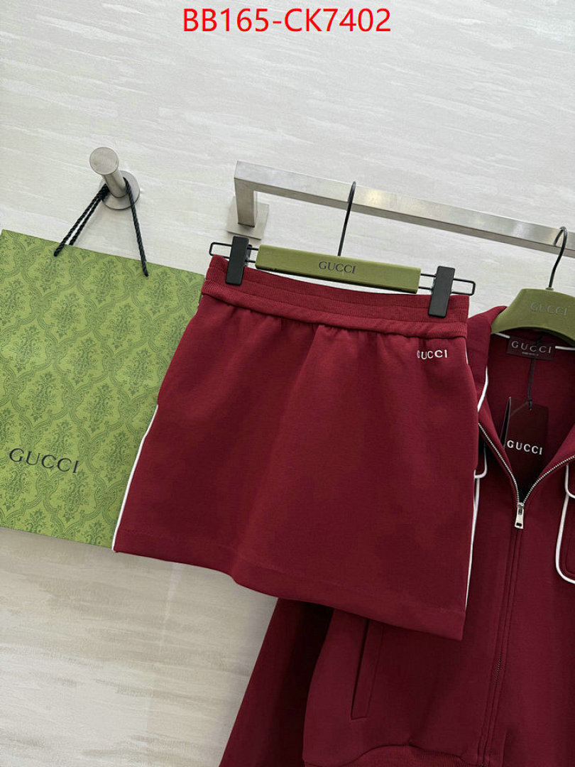 Clothing Set-Gucci ID: CK7402 $: 165USD