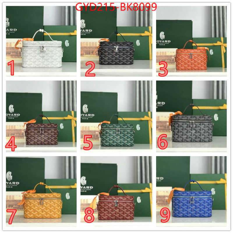 Goyard Bags(TOP)-Vanity Bag- aaaaa+ quality replica ID: BK8099 $: 215USD,