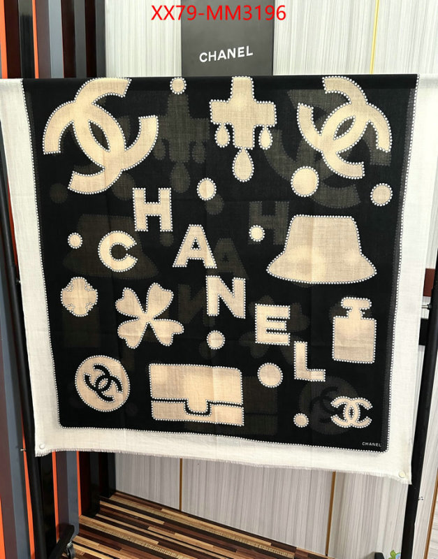 Scarf-Chanel what's the best to buy replica ID: MM3196 $: 79USD