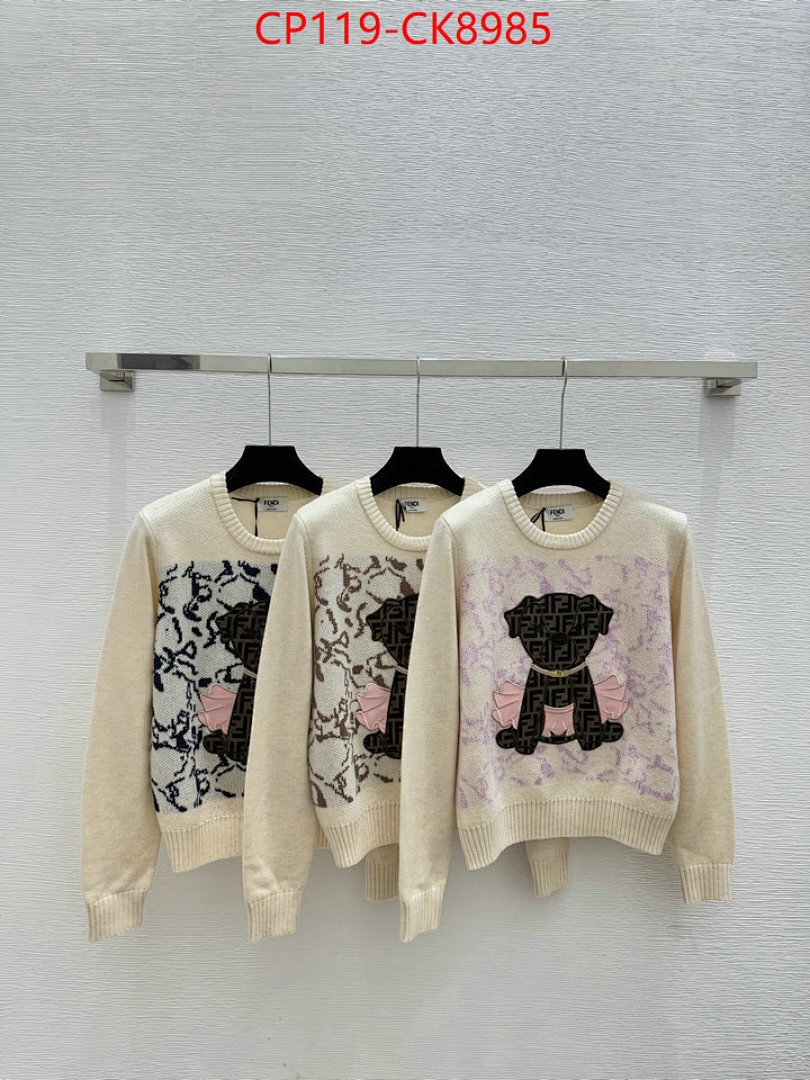 Clothing-Fendi ID: CK8985 $: 119USD