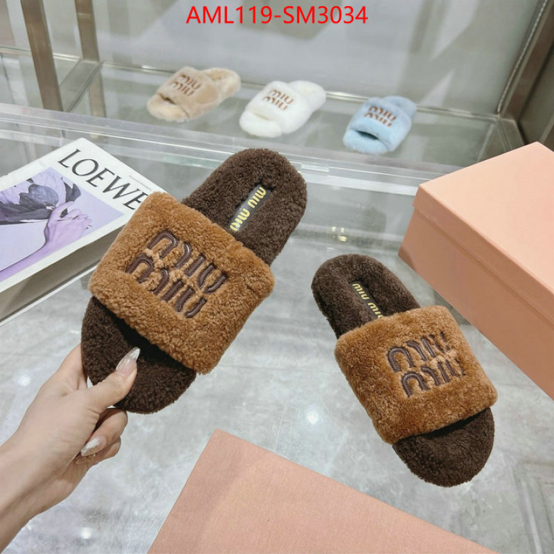 Women Shoes-Miu Miu designer 1:1 replica ID: SM3034 $: 119USD