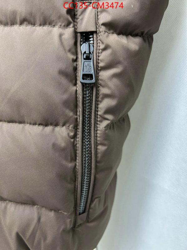 Down jacket Men-Moncler counter quality ID: CM3474 $: 135USD