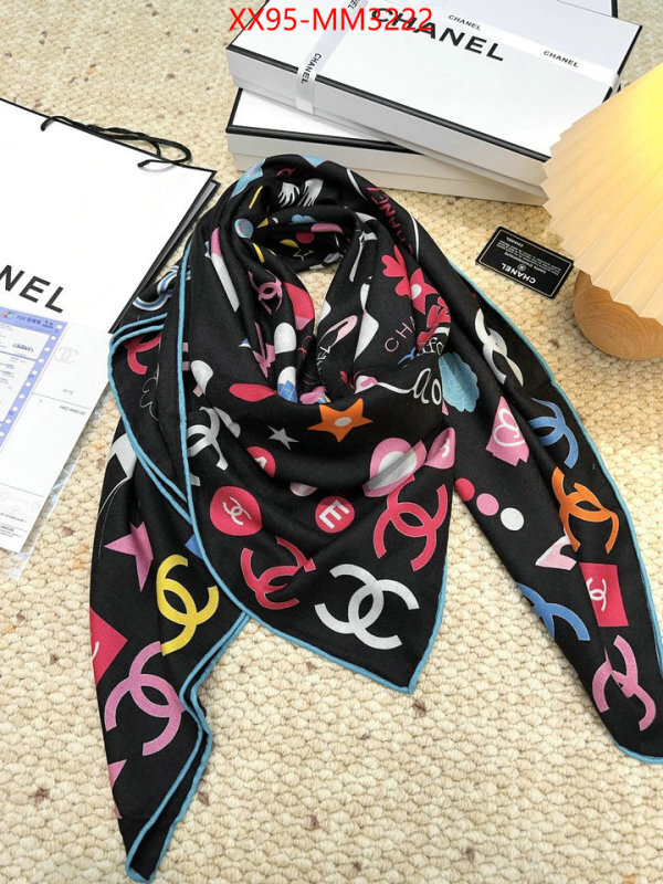 Scarf-Chanel what best replica sellers ID: MM3222 $: 95USD