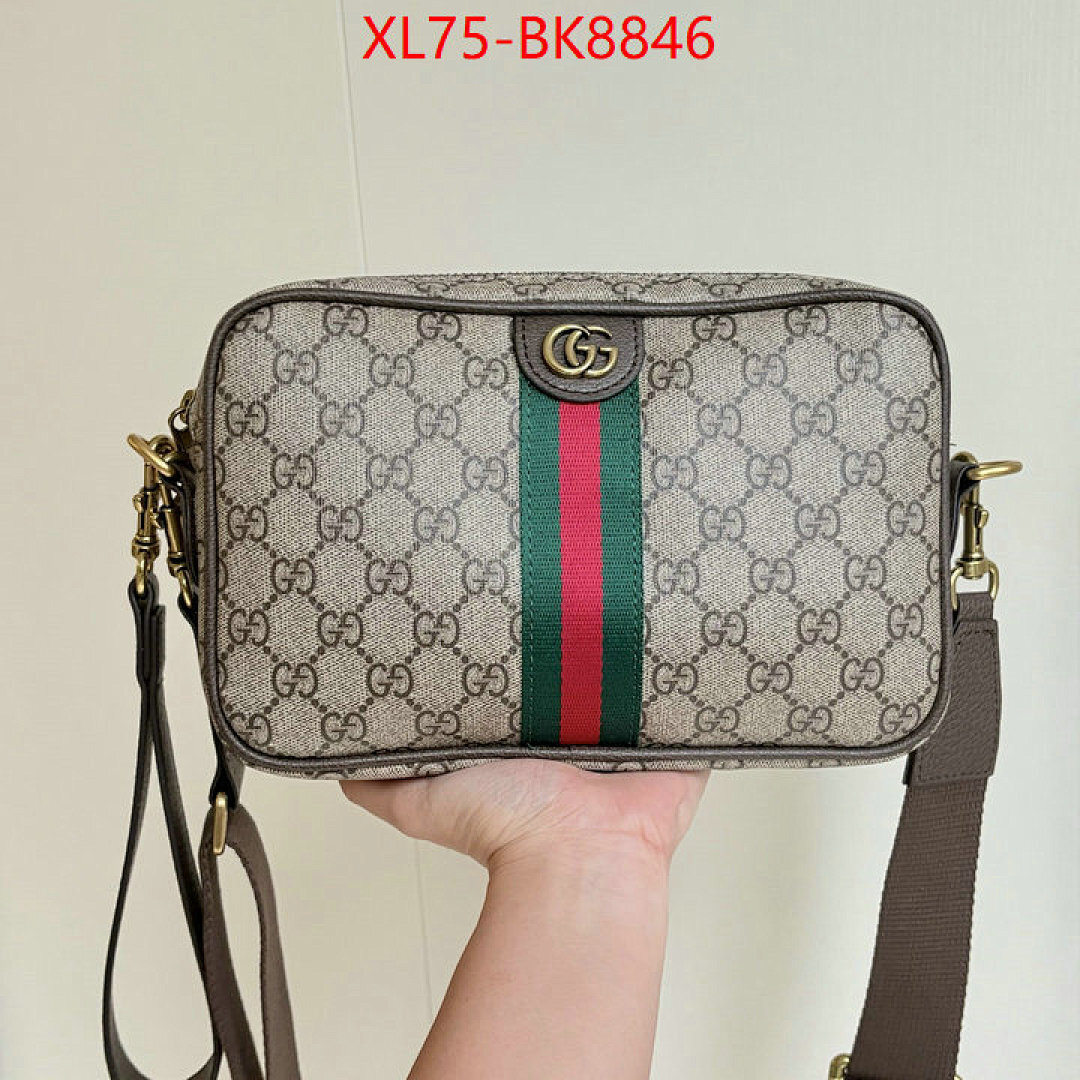 Gucci Bags(4A)-Crossbody- ID: BK8846 $: 75USD,