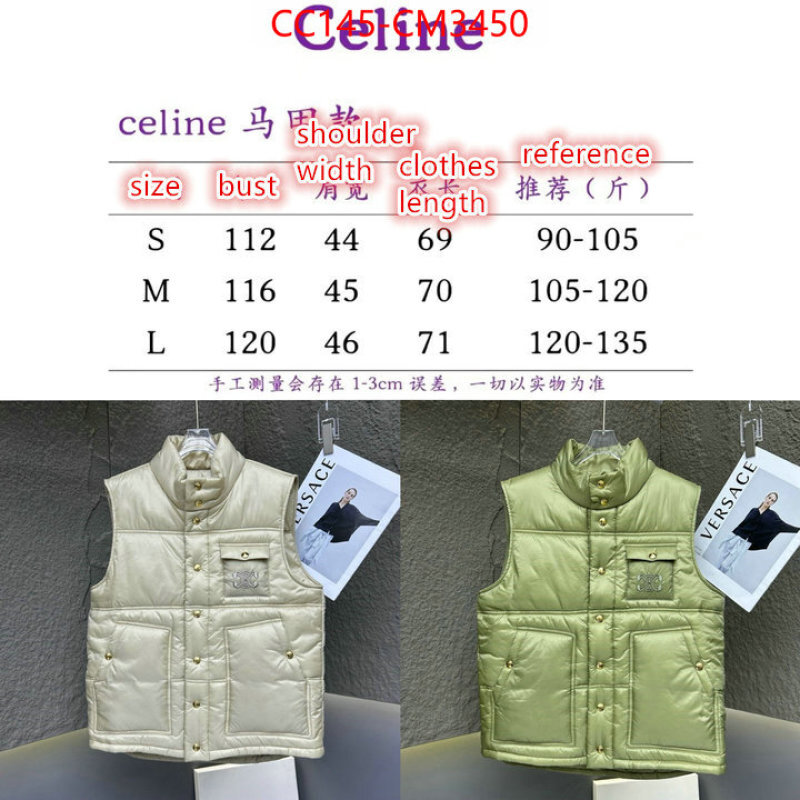 Down jacket Women-Celine what is top quality replica ID: CM3450 $: 145USD