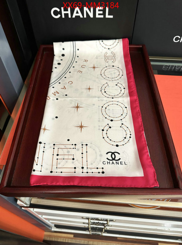 Scarf-Chanel high quality designer replica ID: MM3184 $: 69USD