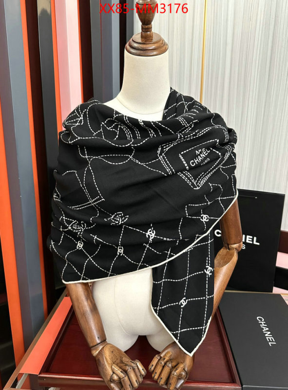 Scarf-Chanel aaaaa quality replica ID: MM3176 $: 85USD
