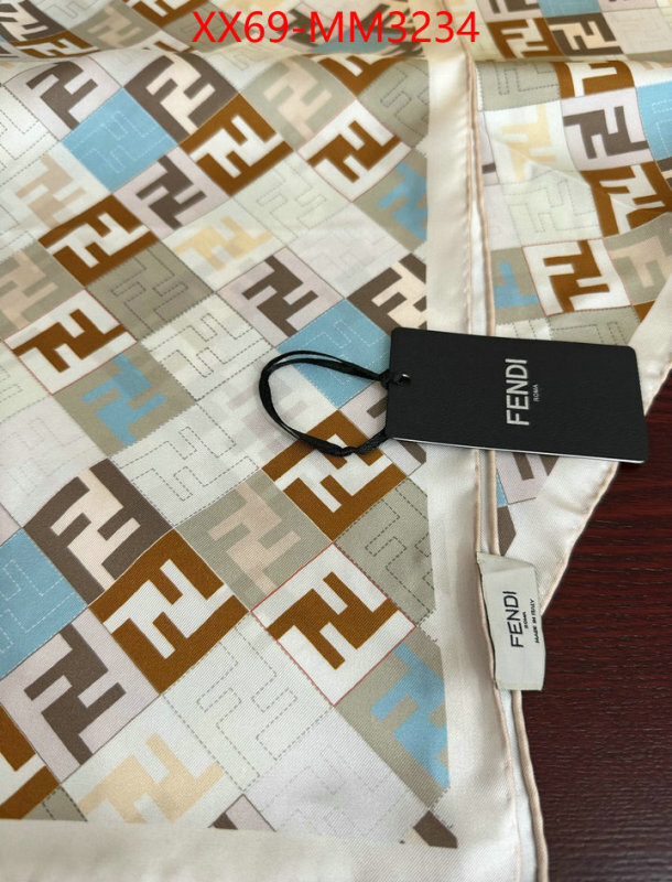 Scarf-Fendi top quality fake ID: MM3234 $: 69USD