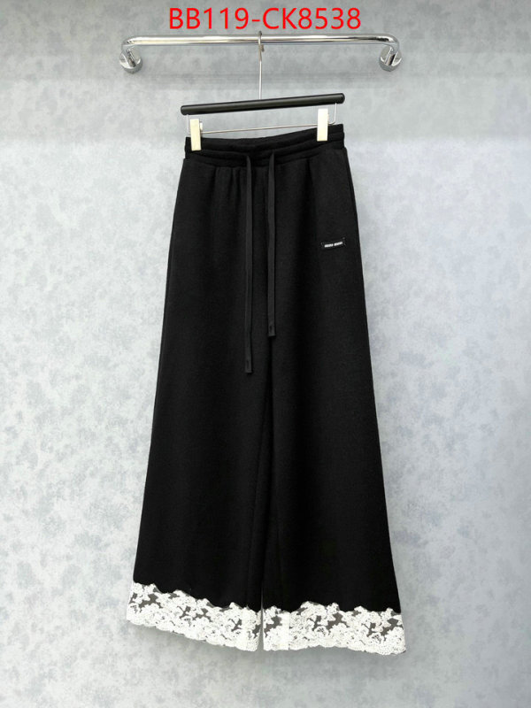 Clothing-MIU MIU ID: CK8538 $: 119USD