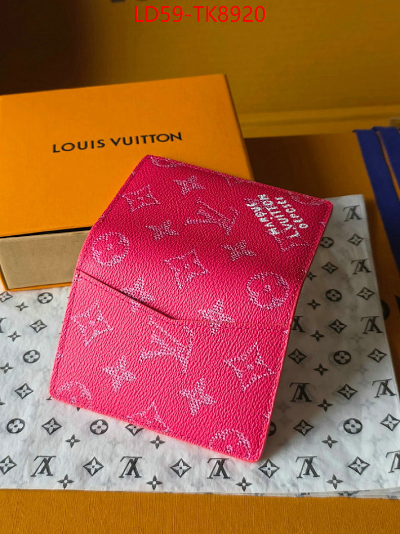 LV Bags(TOP)-Wallet ID: TK8920 $: 59USD,
