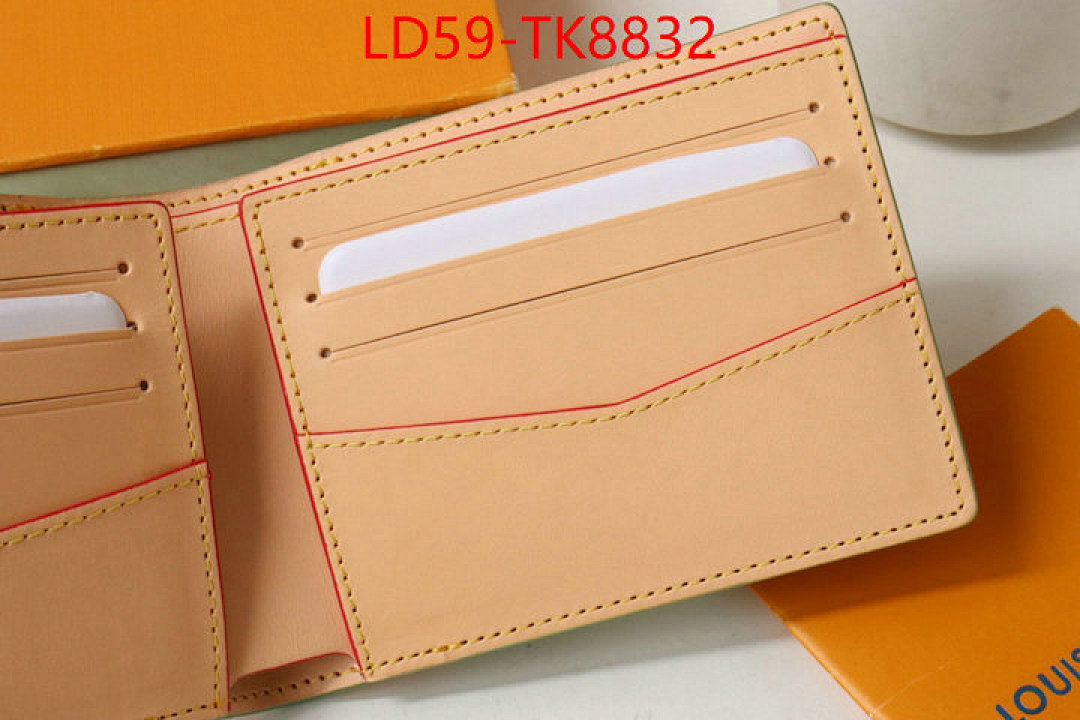 LV Bags(TOP)-Wallet ID: TK8832 $: 59USD,