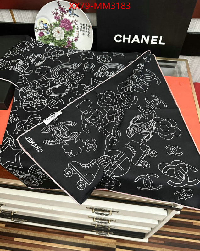 Scarf-Chanel luxury shop ID: MM3183 $: 79USD