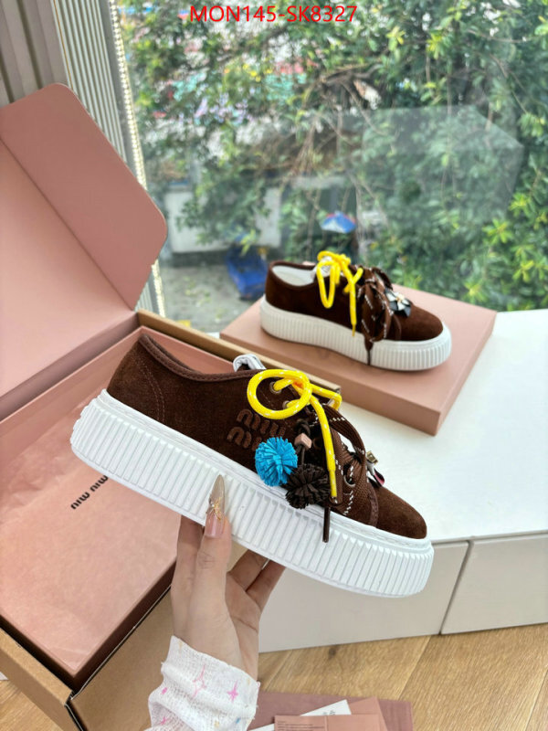 Women Shoes-Miu Miu aaaaa replica ID: SK8327 $: 145USD