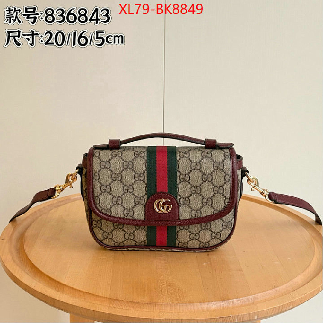 Gucci Bags(4A)-Crossbody- ID: BK8849 $: 79USD,