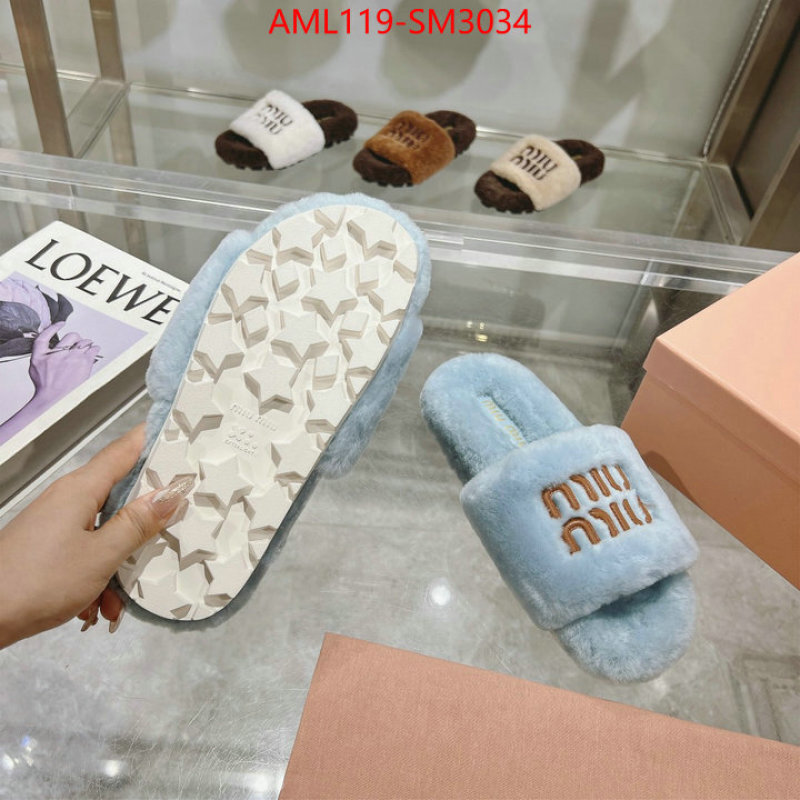 Women Shoes-Miu Miu designer 1:1 replica ID: SM3034 $: 119USD