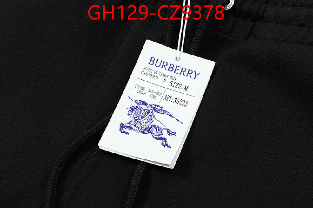 Clothing Set-Burberry ID: CZ9378 $: 129USD