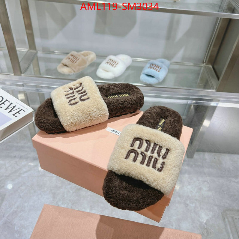 Women Shoes-Miu Miu designer 1:1 replica ID: SM3034 $: 119USD