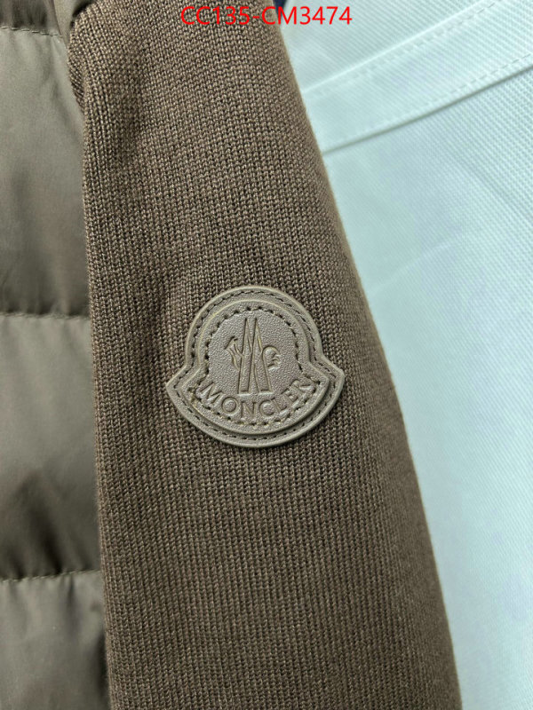 Down jacket Men-Moncler counter quality ID: CM3474 $: 135USD