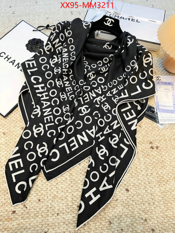 Scarf-Chanel cheap wholesale ID: MM3211 $: 95USD