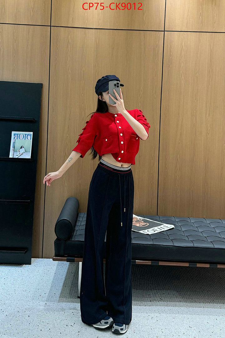 Clothing-MIU MIU ID: CK9012 $: 75USD