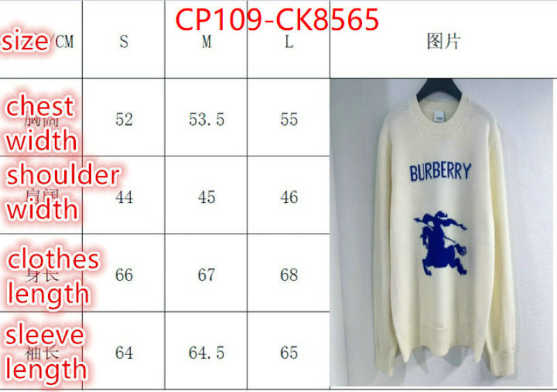 Clothing-Burberry ID: CK8565 $: 109USD