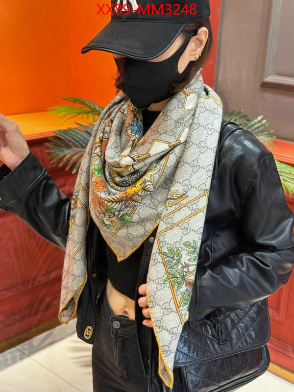 Scarf-Gucci the best quality replica ID: MM3248 $: 89USD
