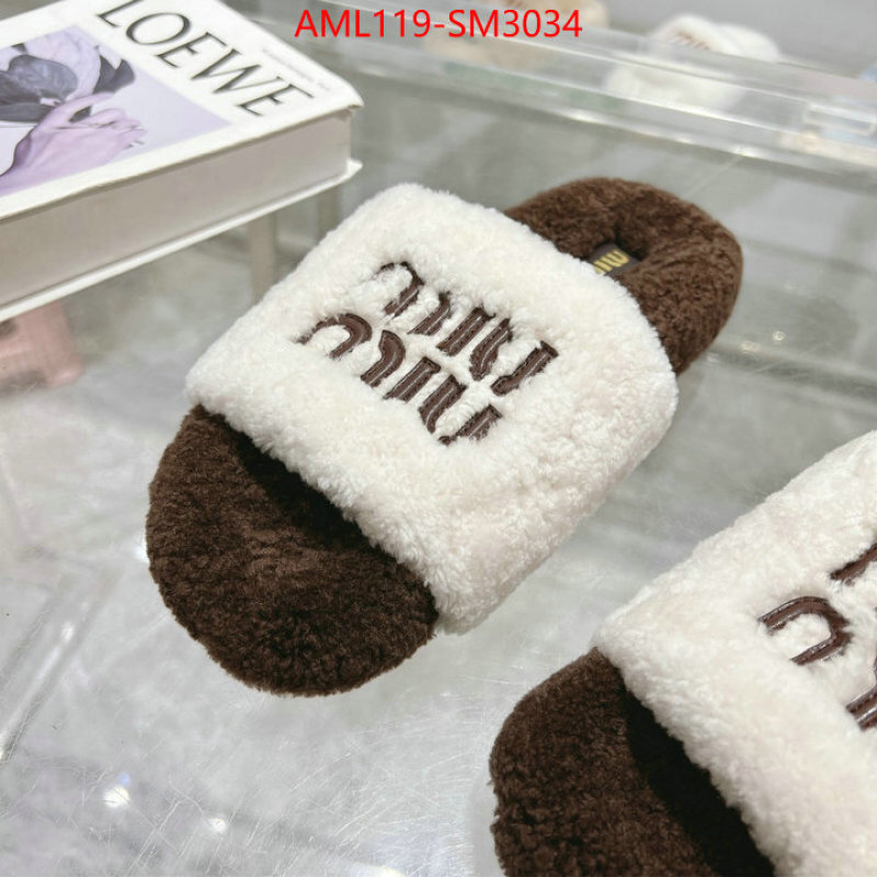 Women Shoes-Miu Miu designer 1:1 replica ID: SM3034 $: 119USD