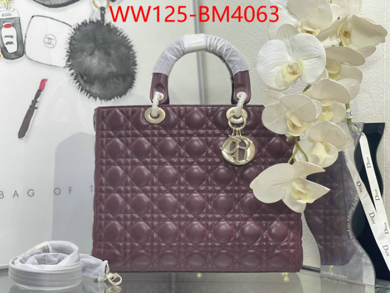 Dior Bags(4A)-Lady- ID: BM4063 $: 125USD,