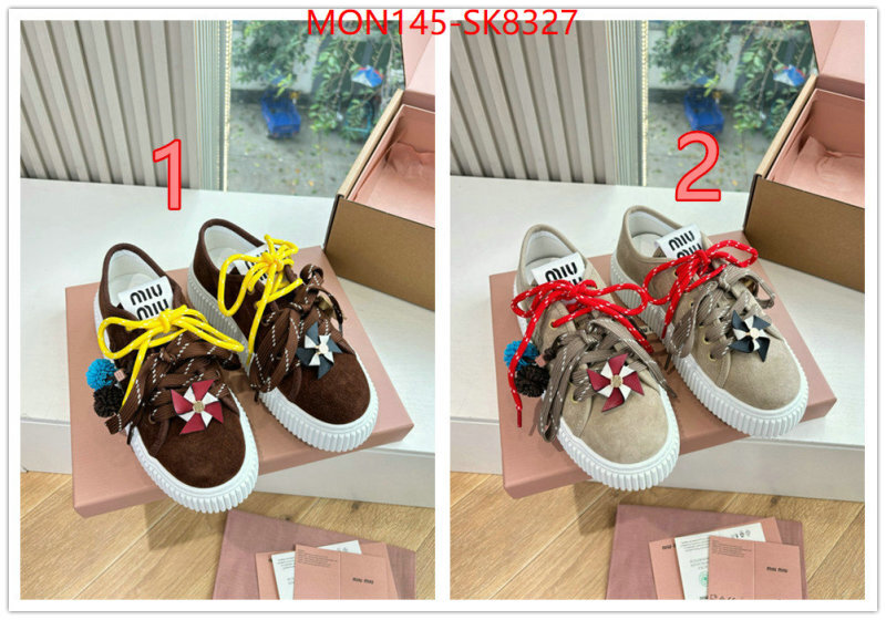 Women Shoes-Miu Miu aaaaa replica ID: SK8327 $: 145USD