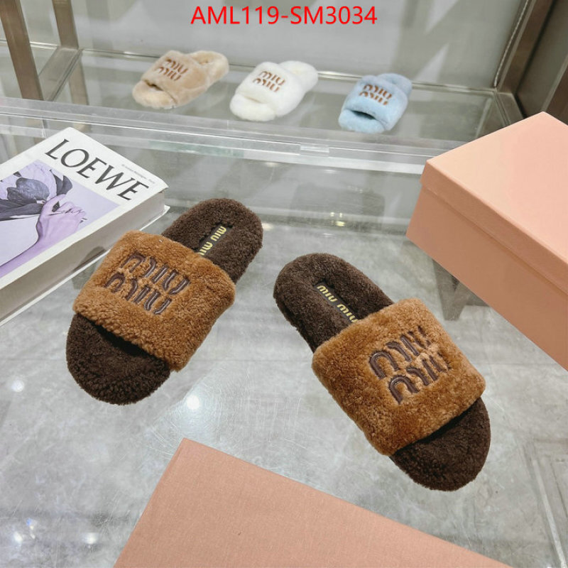 Women Shoes-Miu Miu designer 1:1 replica ID: SM3034 $: 119USD
