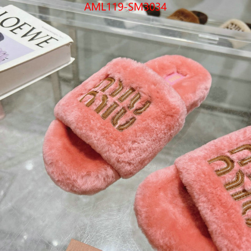 Women Shoes-Miu Miu designer 1:1 replica ID: SM3034 $: 119USD