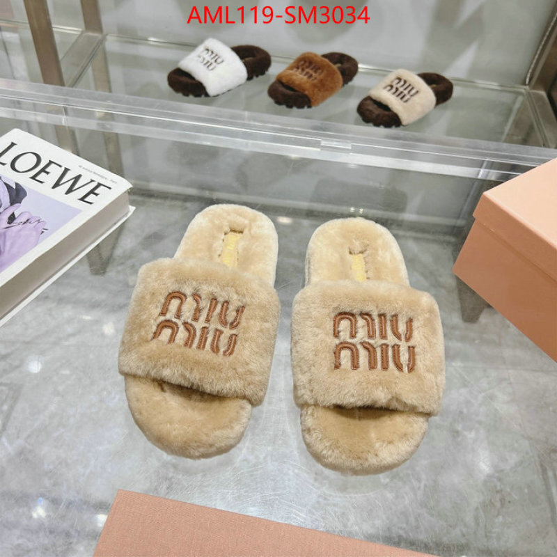 Women Shoes-Miu Miu designer 1:1 replica ID: SM3034 $: 119USD
