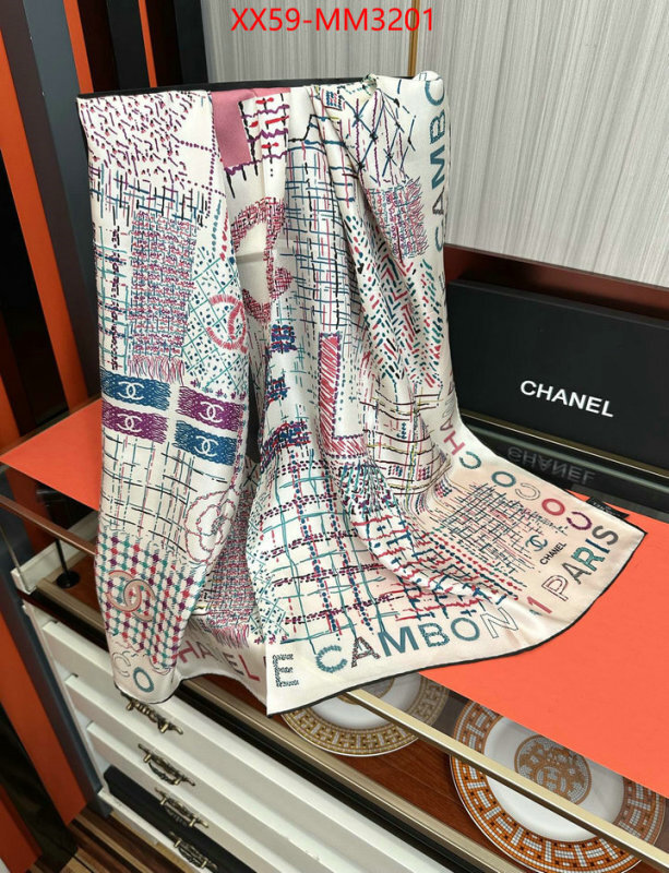 Scarf-Chanel online from china ID: MM3201 $: 59USD