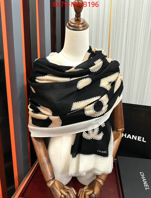 Scarf-Chanel what's the best to buy replica ID: MM3196 $: 79USD