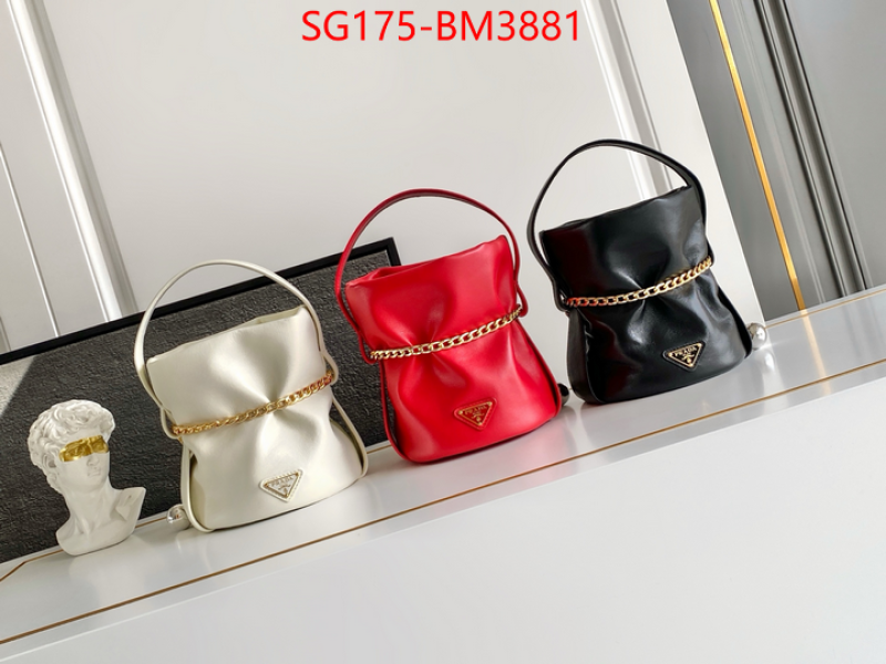 Prada Bags(TOP)-bucket bag ID: BM3881 $: 175USD,