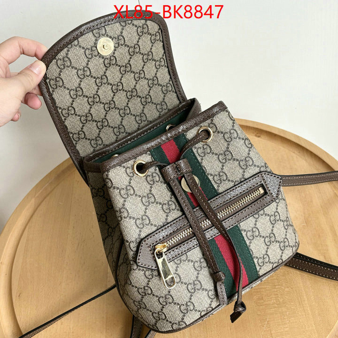 Gucci Bags(4A)-Backpack- ID: BK8847 $: 85USD,