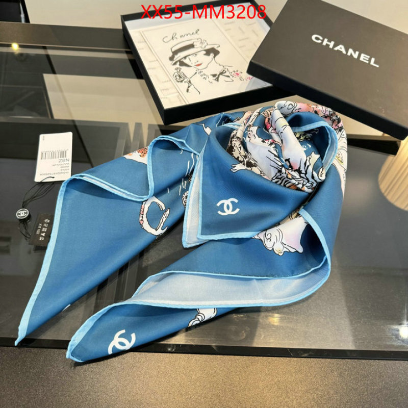 Scarf-Chanel buy 1:1 ID: MM3208 $: 55USD