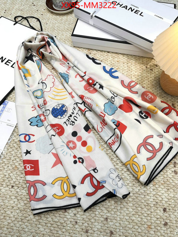 Scarf-Chanel what best replica sellers ID: MM3222 $: 95USD