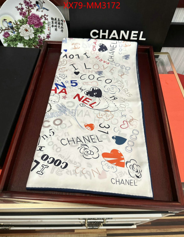 Scarf-Chanel buy high quality cheap hot replica ID: MM3172 $: 79USD