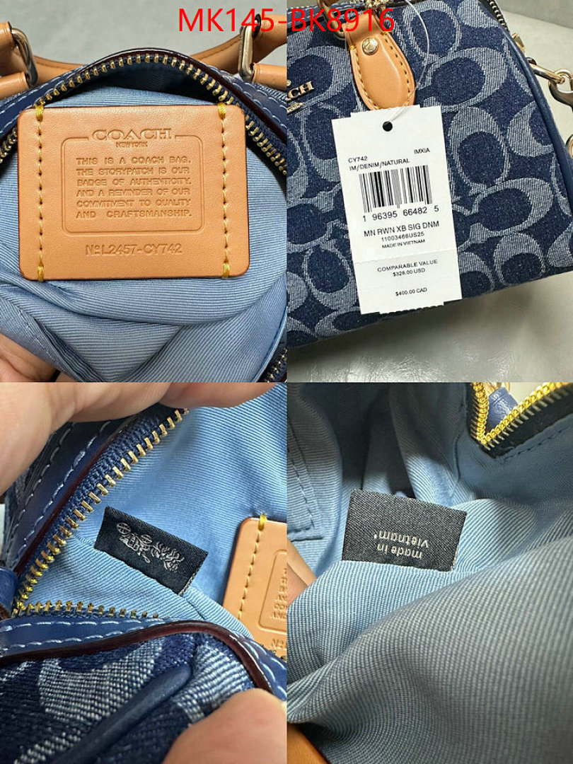 Coach Bags(TOP)-Crossbody- ID: BK8916 $: 145USD,