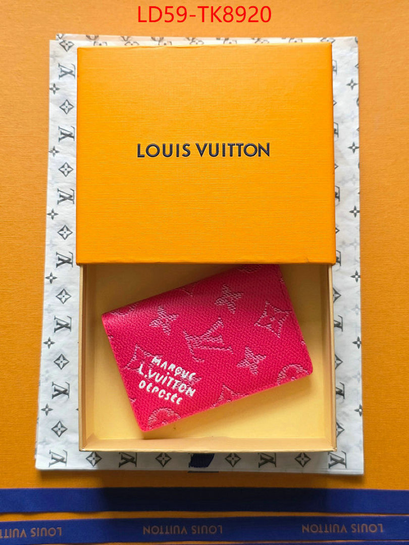 LV Bags(TOP)-Wallet ID: TK8920 $: 59USD,