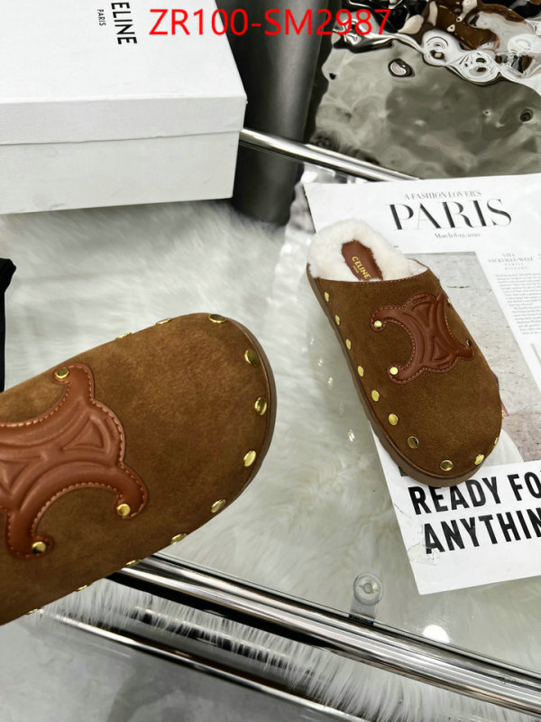 Women Shoes-CELINE 2024 aaaaa replica customize ID: SM2987 $: 100USD