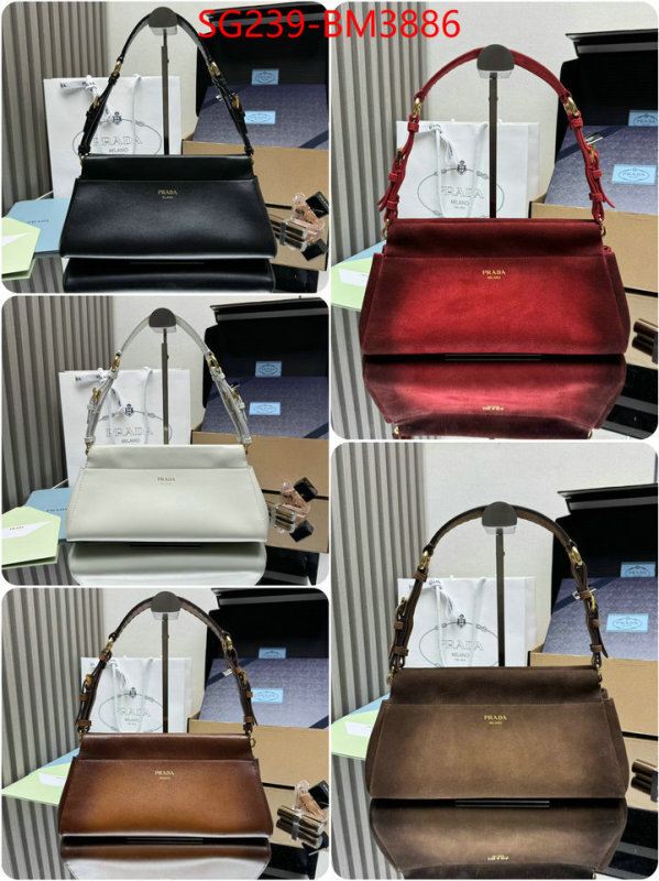 Prada Bags(TOP)-Handbag- ID: BM3886 $: 239USD,