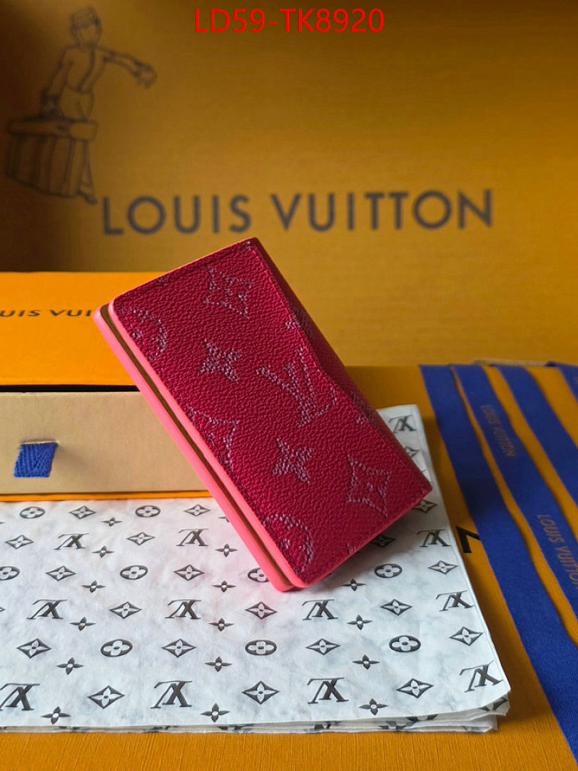LV Bags(TOP)-Wallet ID: TK8920 $: 59USD,