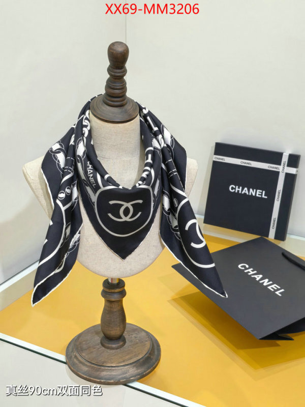 Scarf-Chanel aaaaa quality replica ID: MM3206 $: 69USD